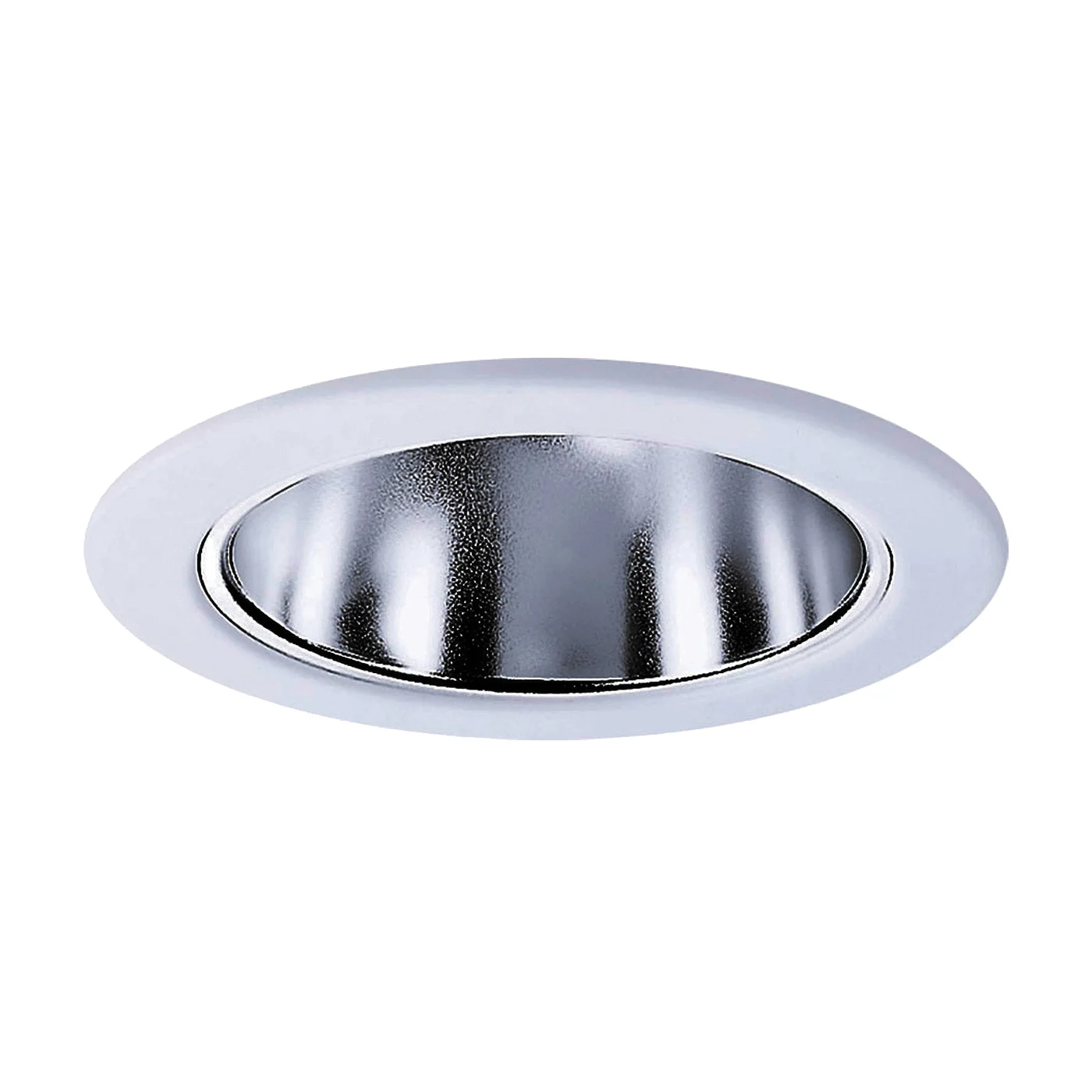 RE-4003SC Specular Reflector, 5 in Dia, Metal/Plastic, White