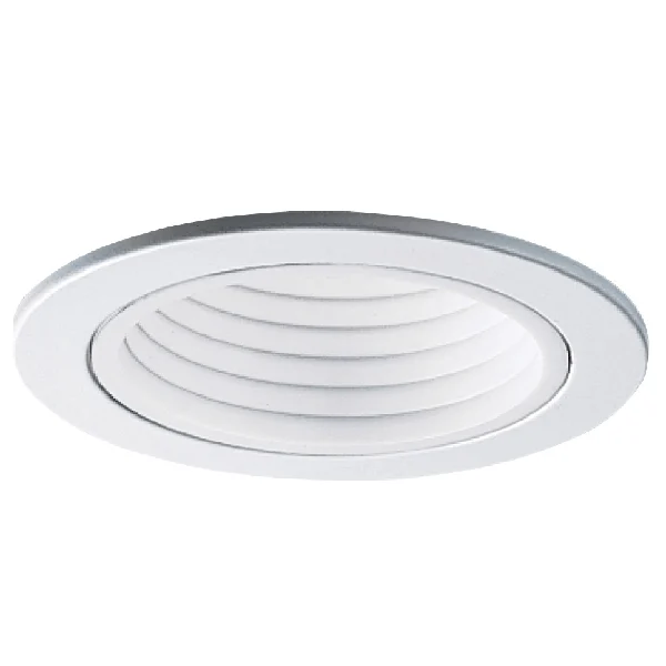 RE-4001WB Baffle Trim, Plastic Body, White
