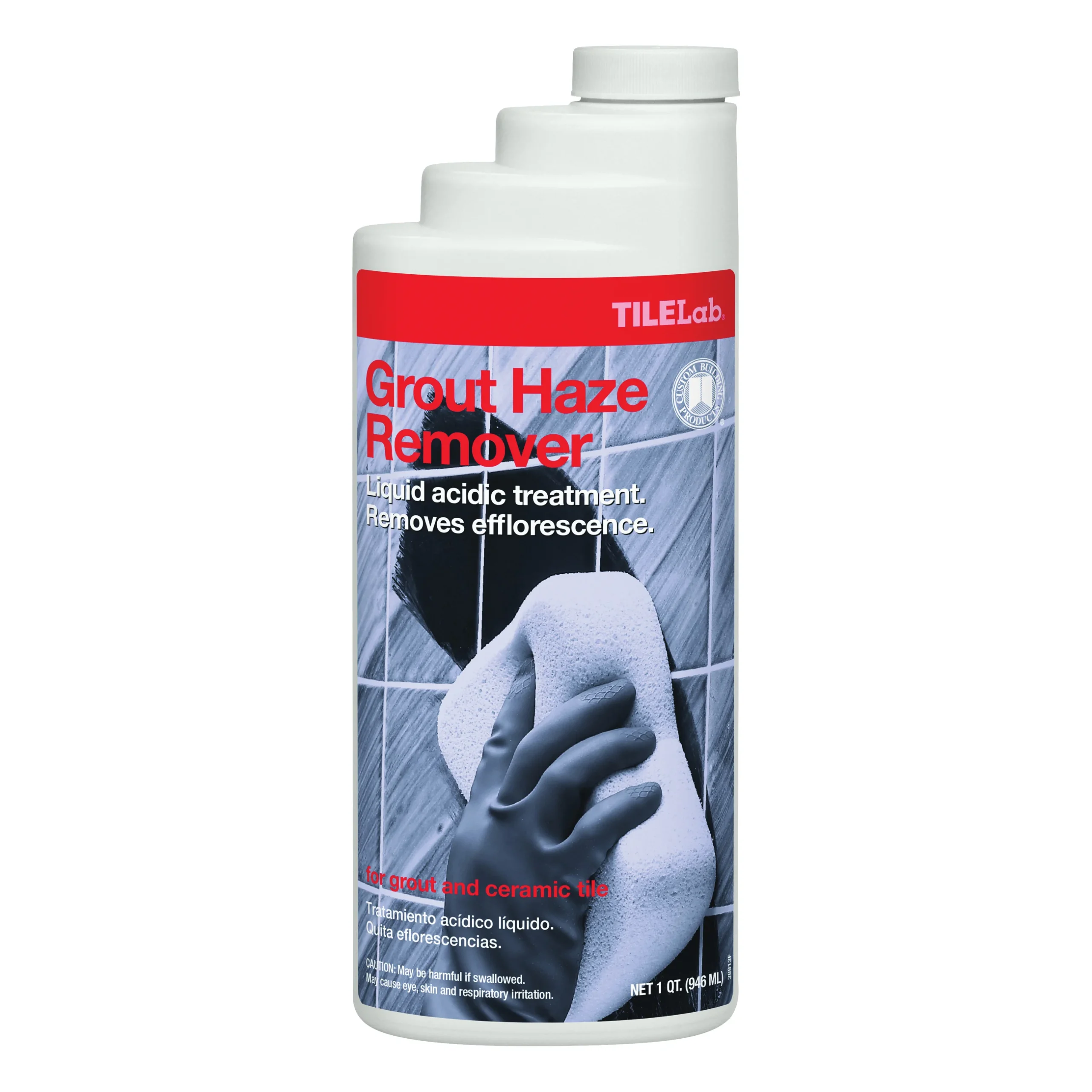 Custom TLGHRRAQT-3 Grout Haze Remover, 1 qt Bottle, Liquid, Characteristic, Clear