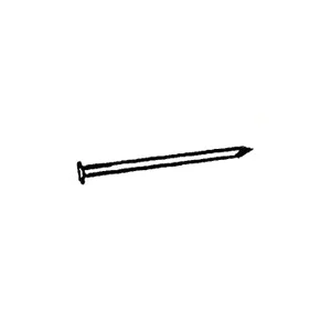 67003PK Flashing Nail, 1-1/4 in L, Copper, 50 pk
