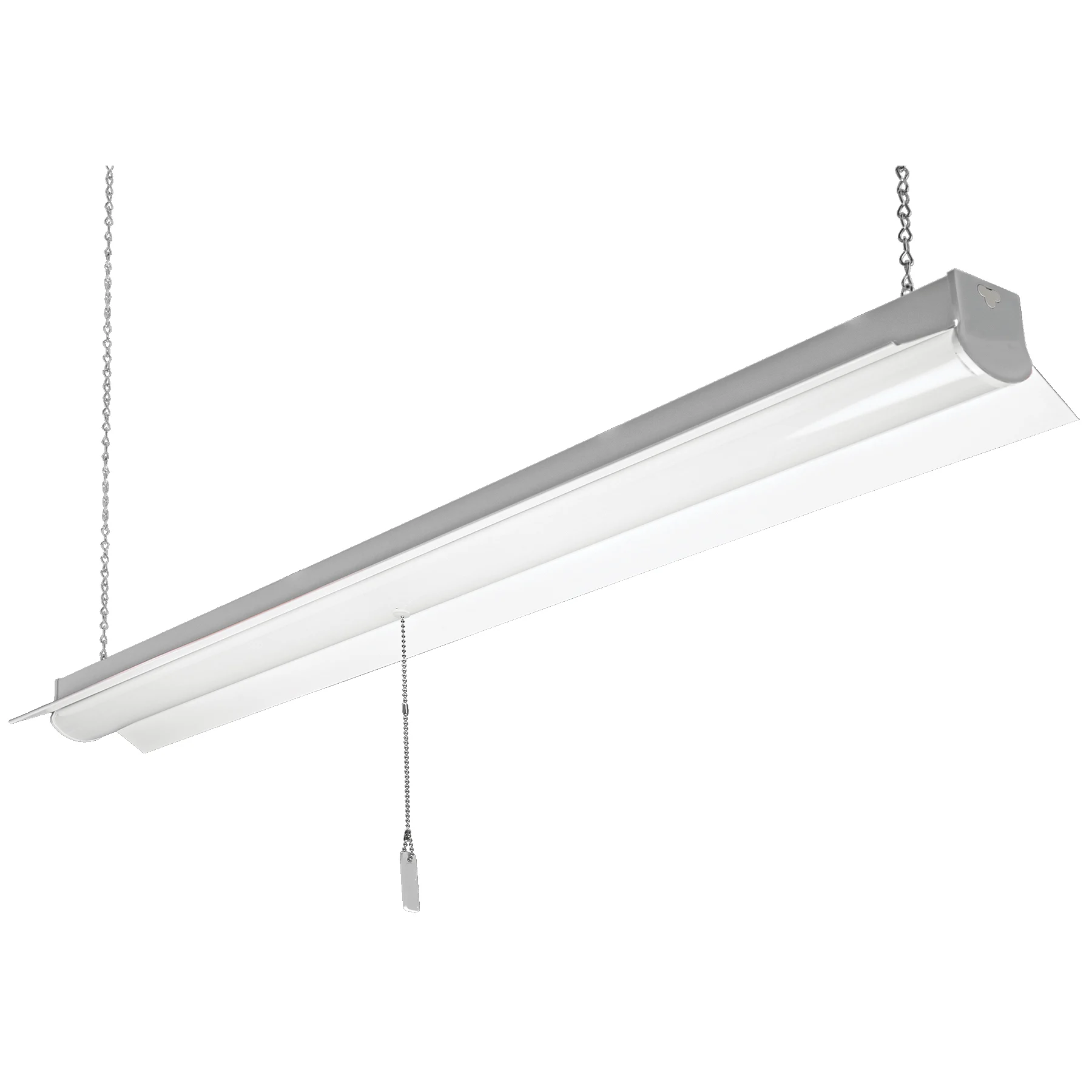 54103162 Linkable Shop Light, 120 VAC, 36 W, LED Lamp, 3600 Lumens, 4000 K Color Temp, Aluminum, White - ETI