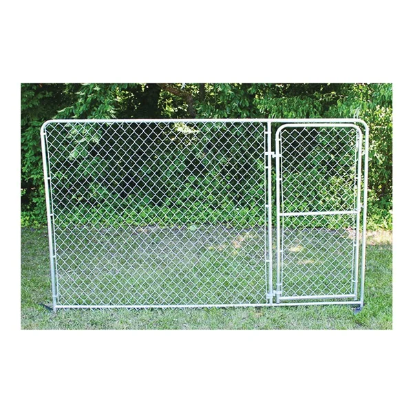 Silver DKS21006 Gate Panel, 10 ft L x 6 ft H, Double, Steel, Galvanized, Single Gate, Silver - Stephens Pipe & Steel