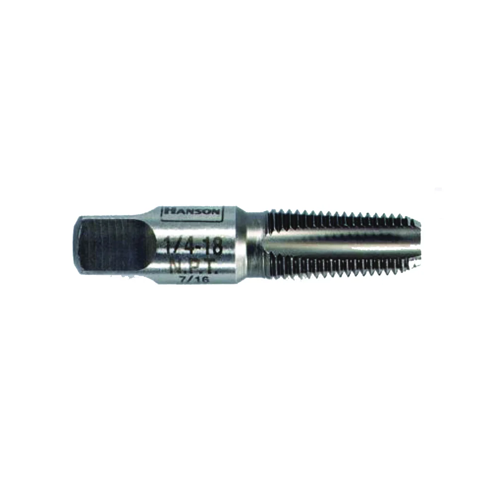 8202 Pipe Taper Tap, 1/8-27 Dia, Plug Tap Point, 4-Flute, HCS
