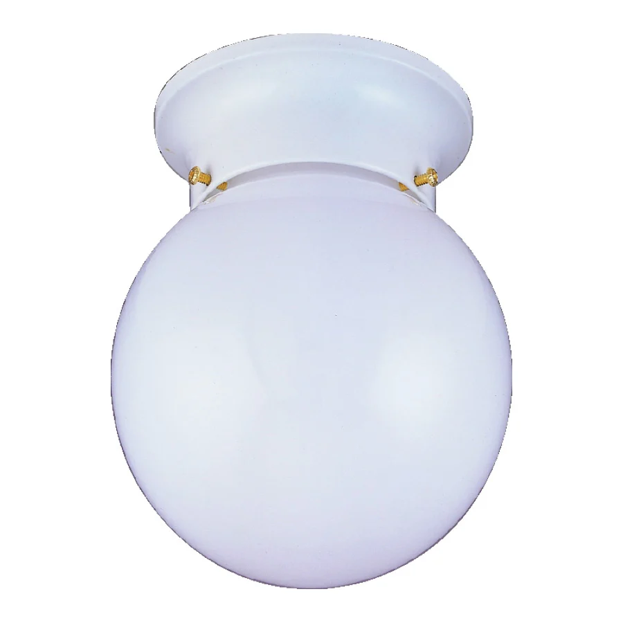 F3WH01-3375W-3L Ceiling Light Fixture, 0.5 A, 120 V, 60 W, 1-Lamp, A19 or CFL Lamp, Metal Fixture