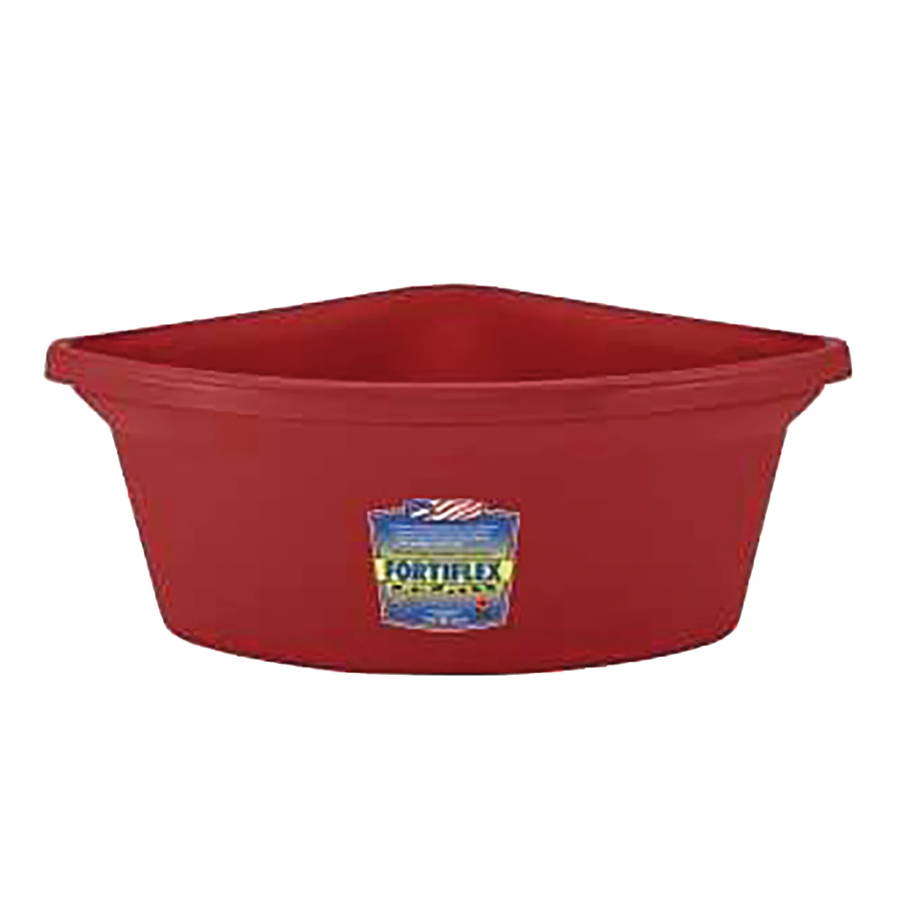 CF-24R Corner Feeder, 24 qt Volume, Rubber Polymer, Red