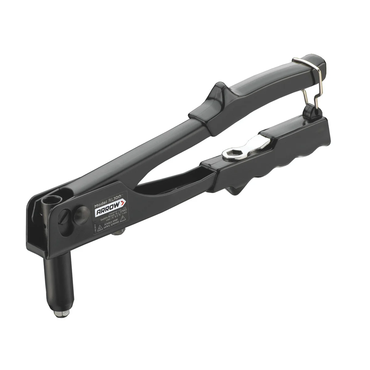 RL100S-6 Rivet Tool, Spring Loaded Handle, 0.98 in L, Steel