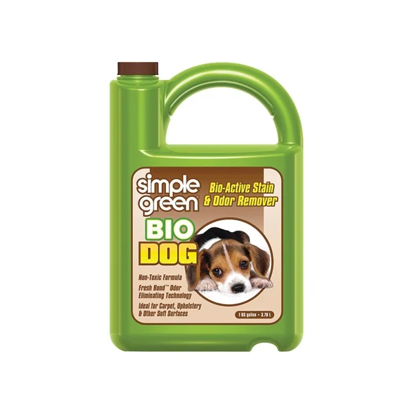 2010000415302 Bio Dog Stain and Odor Remover, Liquid, Fresh, 1 gal Bottle - Simple Green