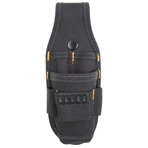 Tool Works Series 1518 Knife/Plier Holder, Polyester, Black, 2 in W, 8-1/4 in H, 3-1/4 in D