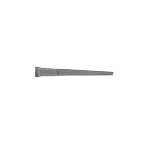 0093152 Square Cut Nail, Concrete Cut Nails, 8D, 2-1/2 in L, Steel, Brite, Rectangular Head, Tapered Shank, 50 lb