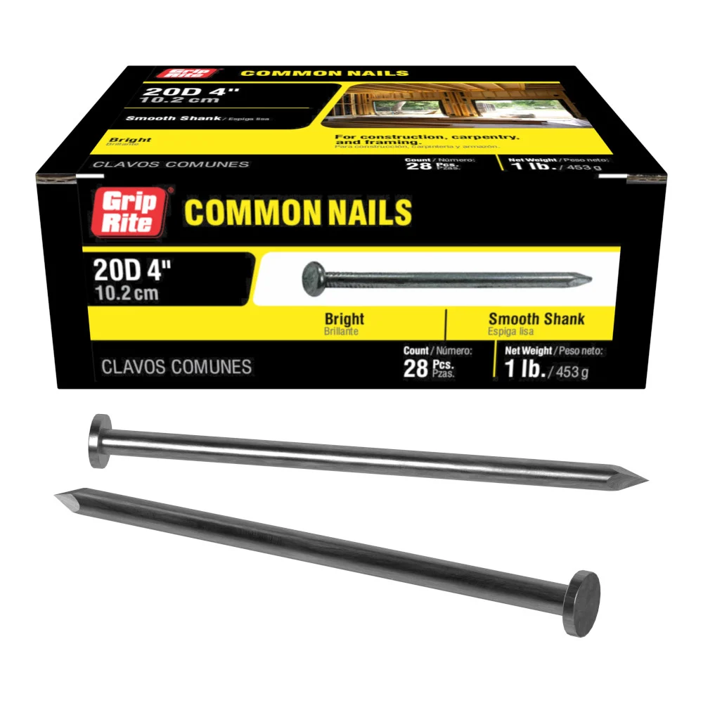 6HGRSPD1 Deck Nail, 6D, 2 in L, Steel, Hot-Dipped Galvanized, Round Head, Ring Shank, Gray, 1 lb