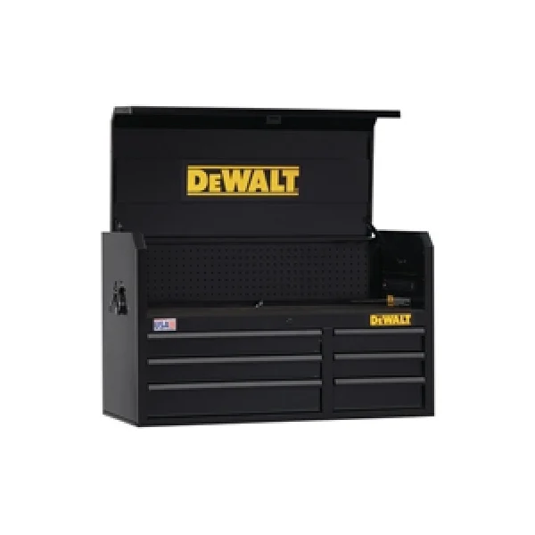 DWST24062 Tool Chest, 12,348 cu-in, 40-1/2 in OAW, 24-1/2 in OAH, 18 in OAD, Steel, Black, 6-Drawer