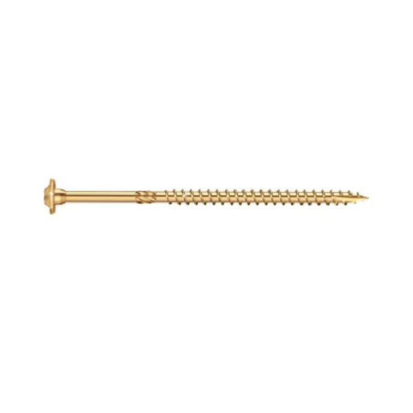 RSS14212CLIMBLK Structural Screw, 1/4 in Thread, 2-1/2 in L, W-Cut Thread, Round Head, Star Drive, Steel
