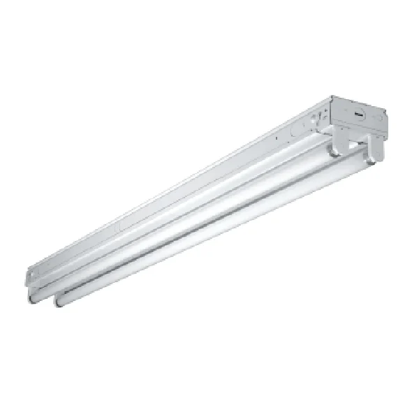 SSF Series SSF296T124WP Wide Strip Light, 120 V, 75 W, 2 -Lamp, T12 lamp, Cool White, 6400 Lumens, 4000 to 4500 K Color Temp, Steel, White