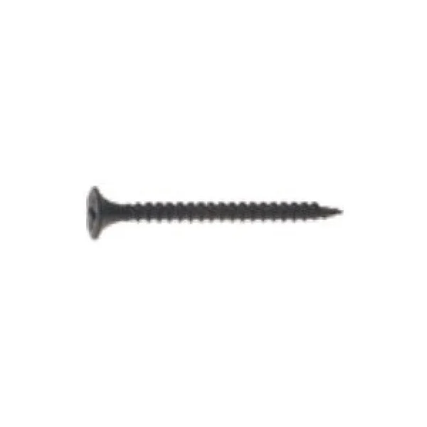 NFS1145 Screw, #6 Thread, 1-1/4 in L, Fine Thread, Bugle Head, Phillips Drive, Sharp Point, Steel, 5 lb