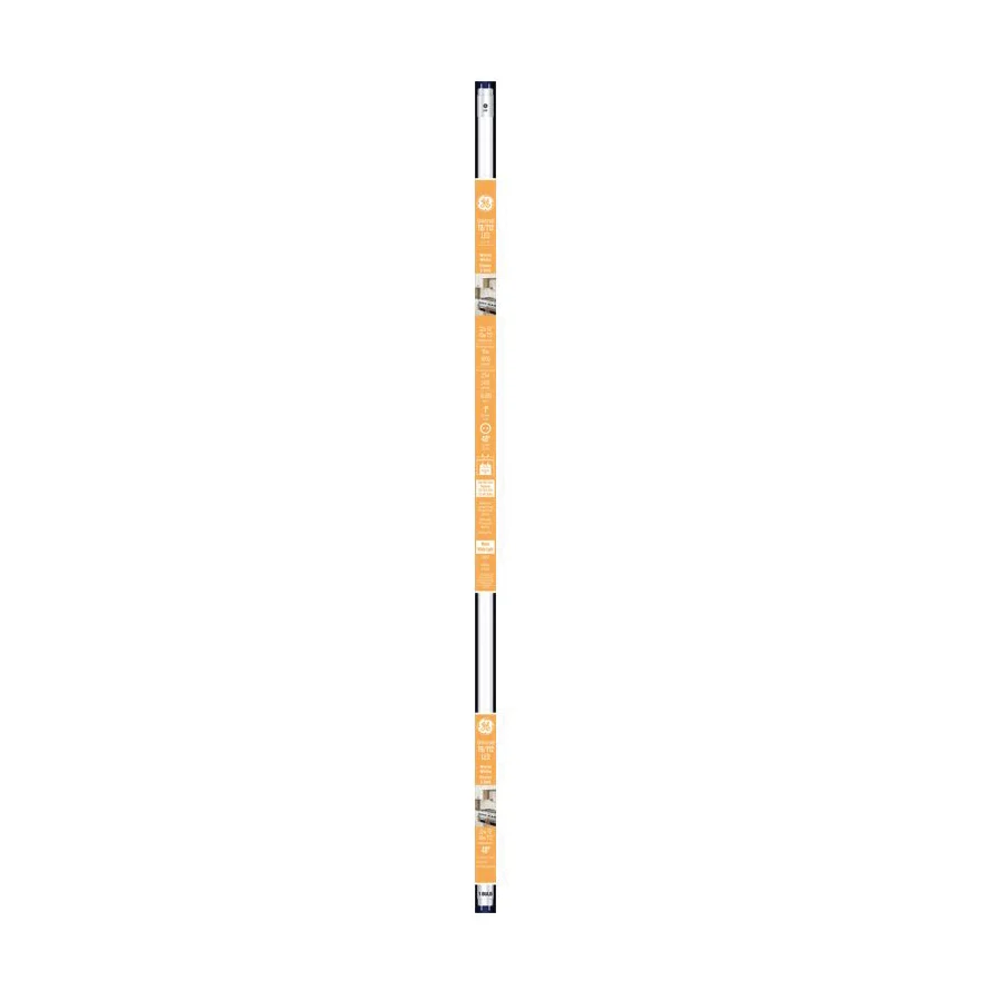 37192 LED Bulb, Linear, T8 Lamp, G13 Lamp Base, Frosted, Soft White Light, Non-Dimmable