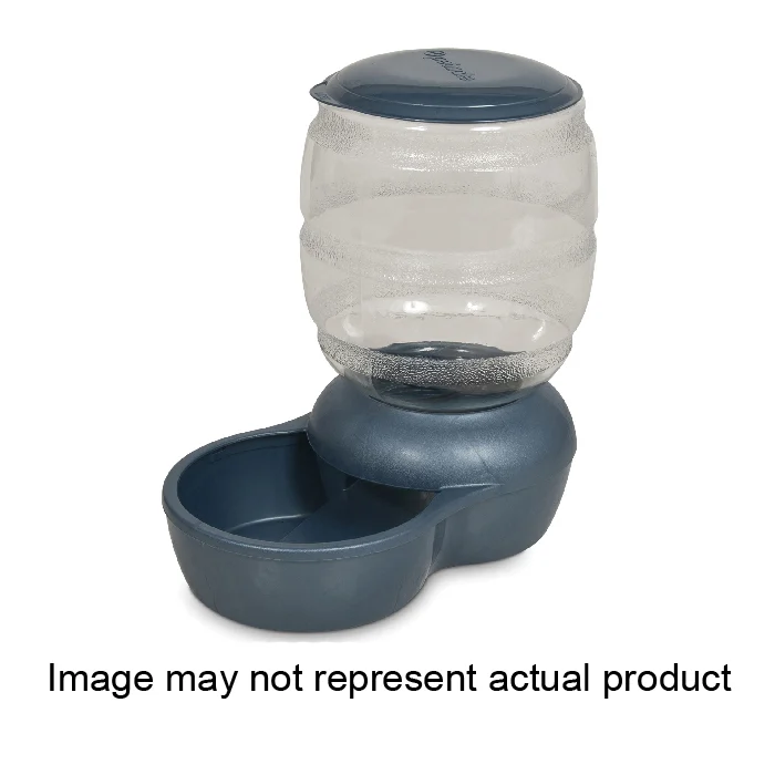 Replendish 24491 Gravity Feeder with Microban, S, 5 lb Volume, PET, Pearl Gray - Petmate