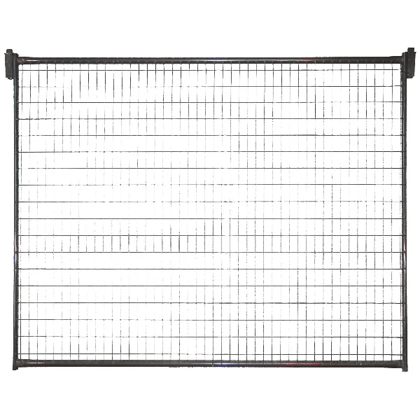 KP65GY Kennel Panel, 5 ft L x 6 ft H, Steel, Gray, Powder-Coated
