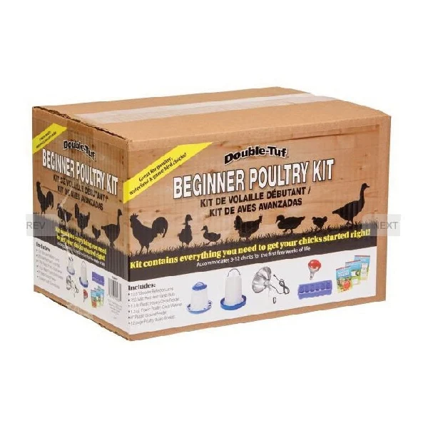 DTBPKIT Beginner Poultry Kit, Plastic - Double-Tuf