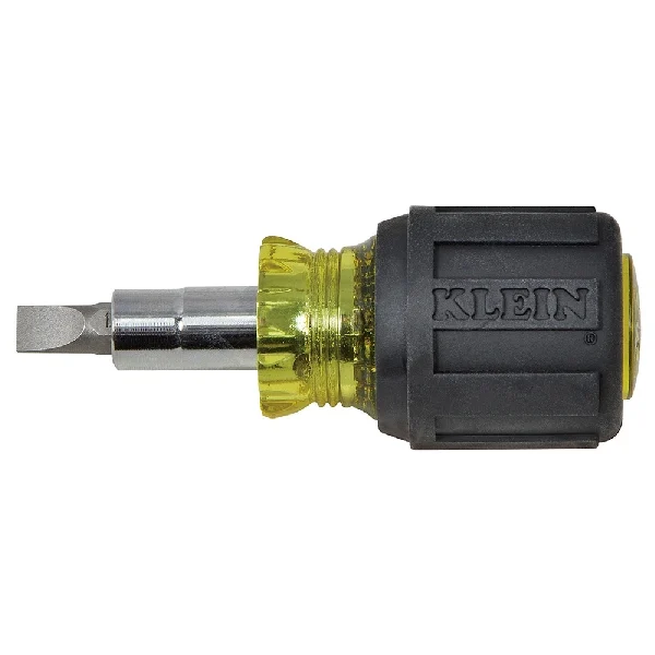 32561 Multi-Bit Screwdriver, 1/4, 5/16 in Drive, 3-1/4 in OAL, Plastic Handle, Cushion-Grip Handle