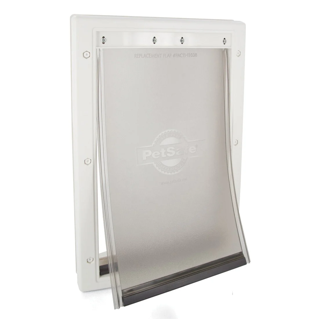 PPA00-10959 Pet Door, Medium, 8-1/4 in W x 12-1/4 in H, Plastic, White