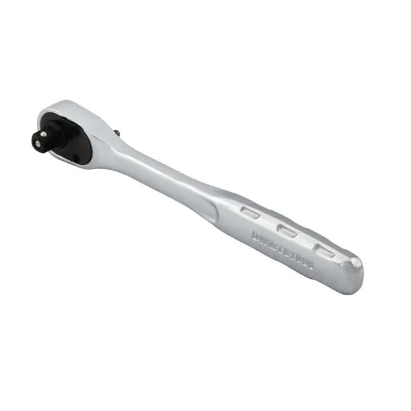 DWMT81096 Quick Release Ratchet, 1/4 in Drive, Pear Drive, 5.51 in OAL, Ergonomic Handle - DEWALT