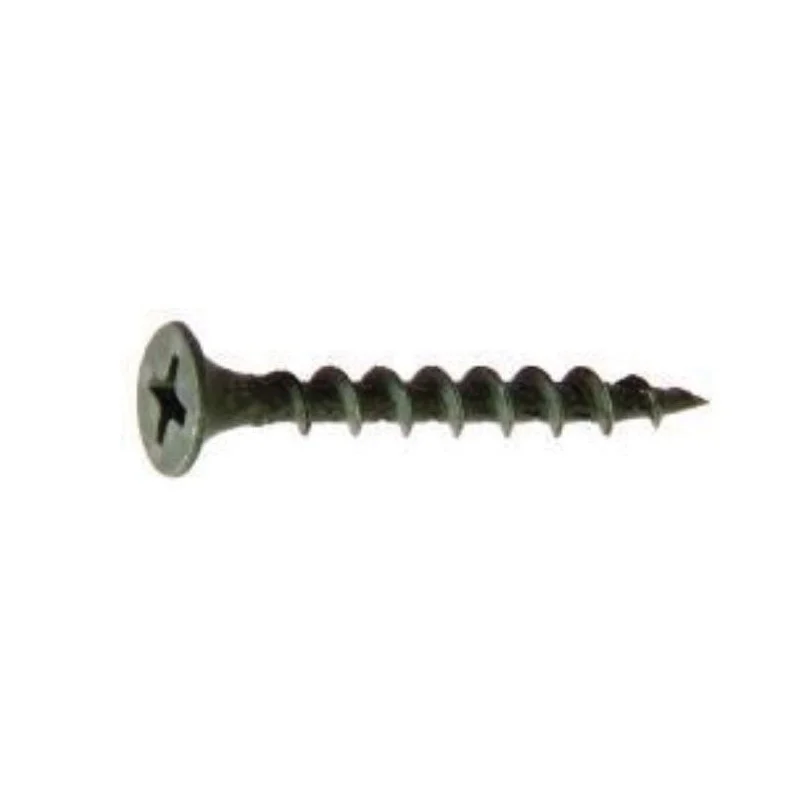 212DWS5 Screw, #8 Thread, 2-1/2 in L, Fine Thread, Bugle Head, Phillips Drive, Sharp Point, Steel, Phosphate