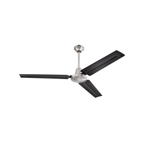 Jax Series 7800300 Ceiling Fan, 3-Blade, Black Blade, Steel Blade, 4-Speed
