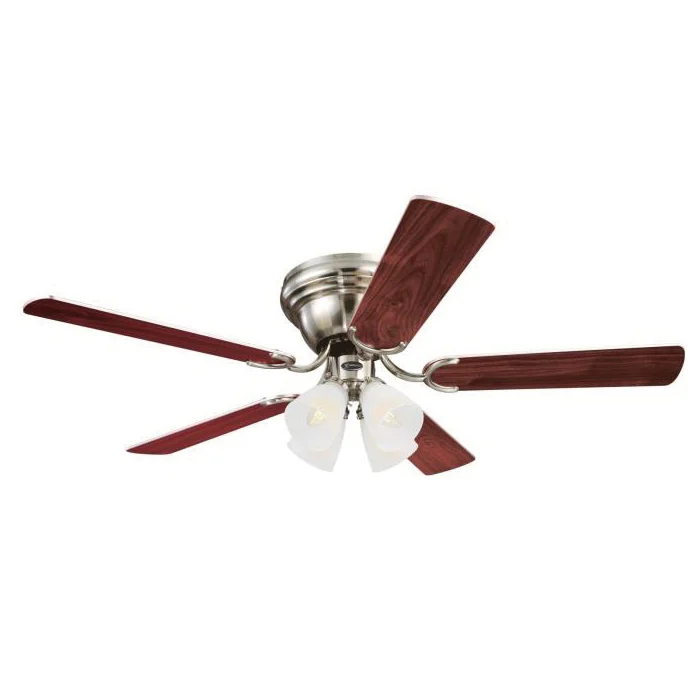Contempra IV Series 7232000 Ceiling Fan, Bird's Eye Maple/Rosewood Blade, 52 in Sweep, MDF Blade - Westinghouse