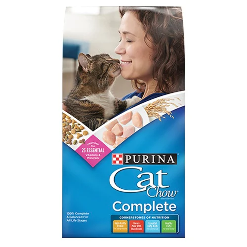 1780018495 Cat Food, Dry, Complete with Chicken & Vitamins, 15 lb Bag - Cat Chow