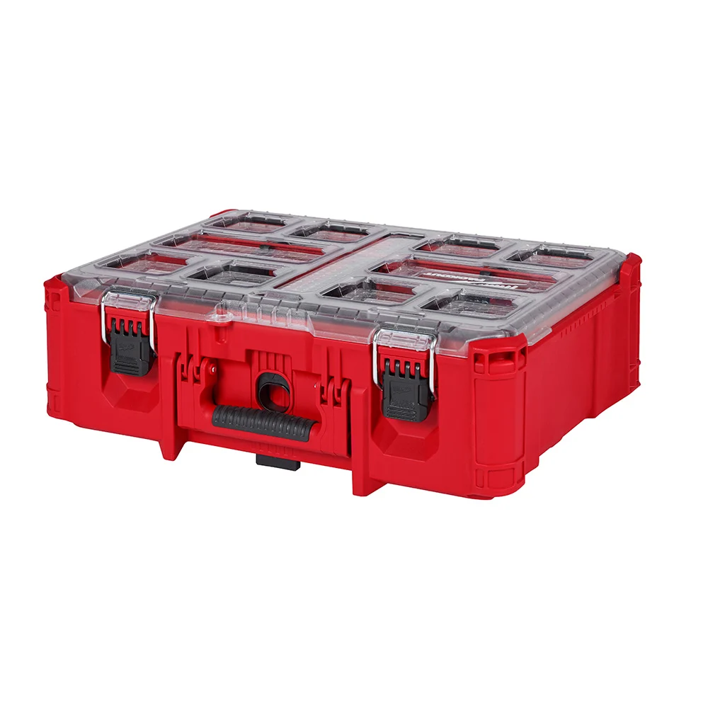 PACKOUT 48-22-8432 Deep Organizer, 50 lb, Polymer, Black/Red