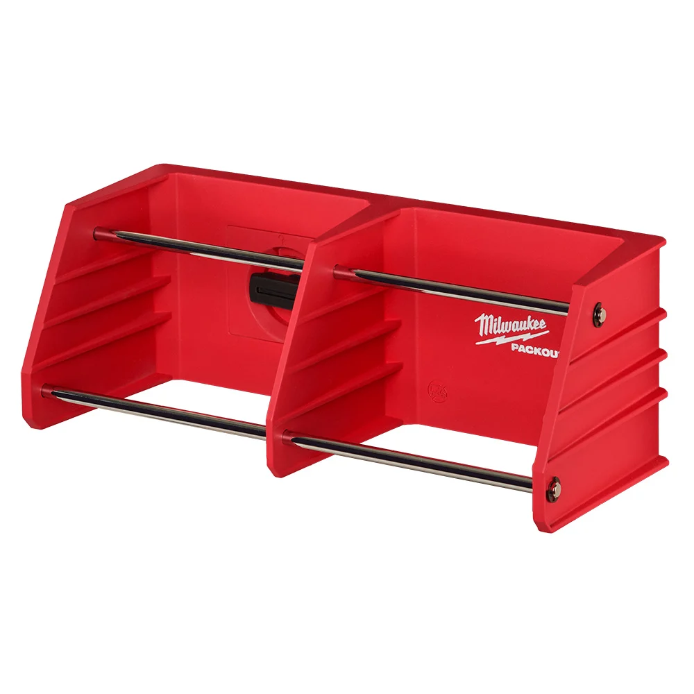PACKOUT 48-22-8340 Tool Rack, 20 lb, 5 in W, 3-1/2 in H, 9-1/2 in L, Polymer