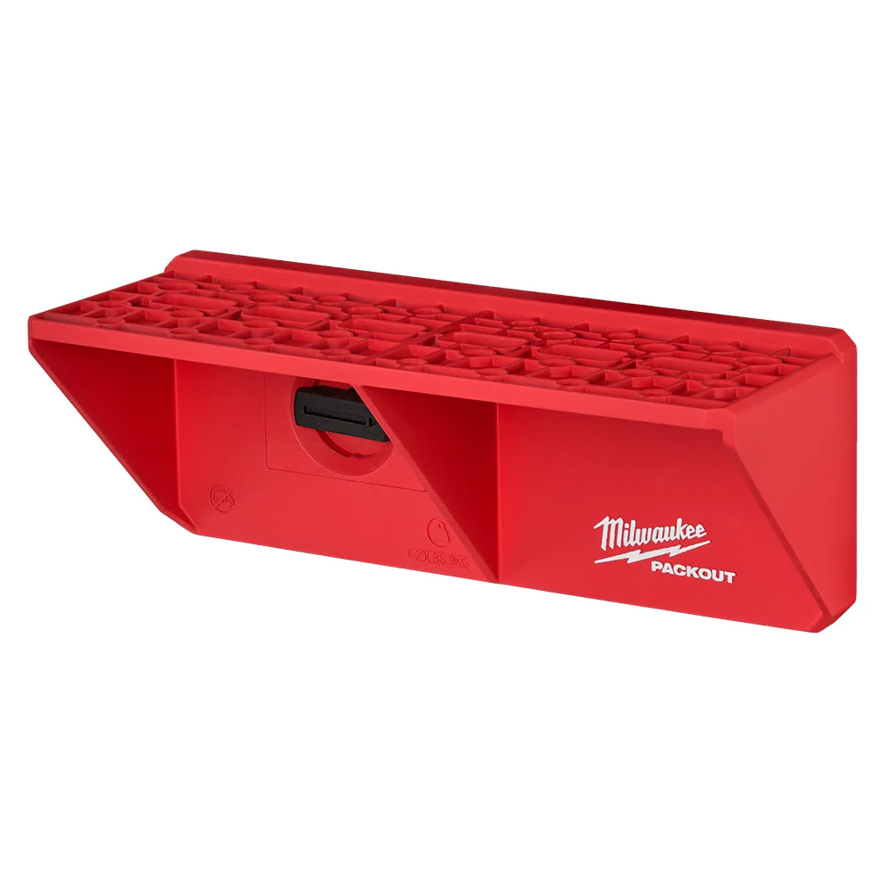 PACKOUT 48-22-8341 Screwdriver Rack, 20 lb, 34-Tool Holder, 9-1/4 in W, 3-1/2 in H, 4 in L, Polymer