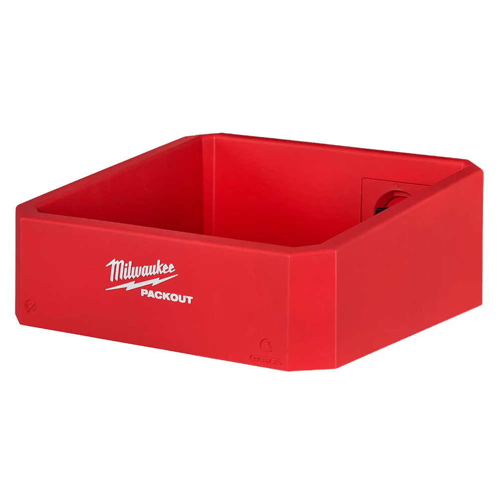 PACKOUT 48-22-8347 Compact Shelf, 20 lb, Polymer, Red