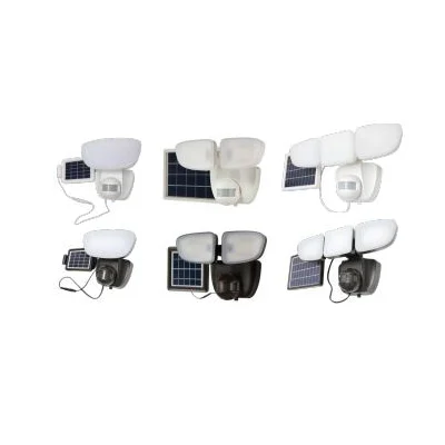Solar Flood Series SLFS15AM2B Floodlight, 100 W, LED Lamp, Bright White, 1500 Lumens, 4000 K Color Temp, Polycarbonate Fixture, Bronze - Halo