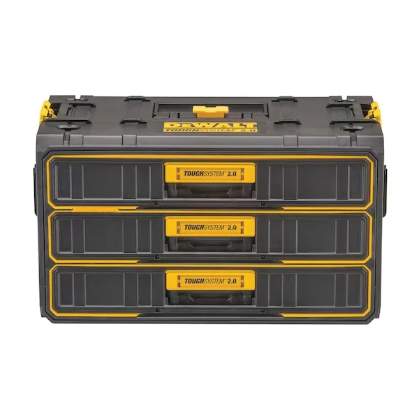 TOUGHSYSTEM DWST08330 2.0 Tool Box, 43.5 lb, Metal/Plastic, 3-Drawer