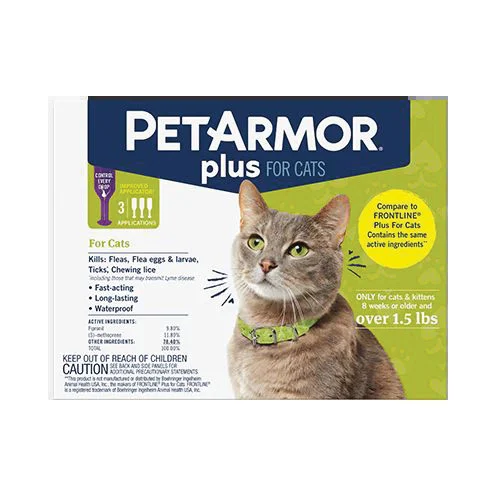 Plus 5391 Flea and Tick Topical Treatment, 1.5 mL, 3 Count - PetArmor