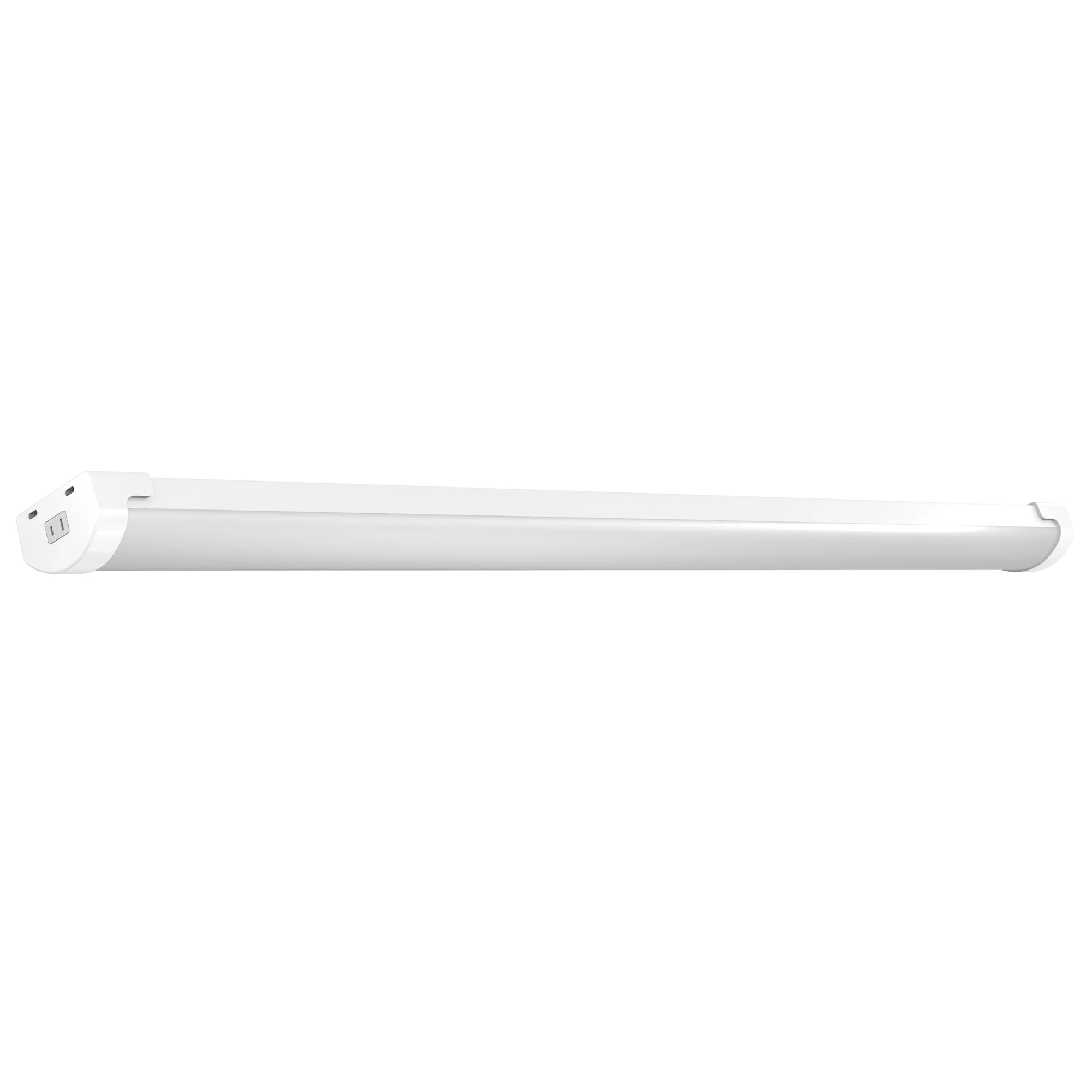 SHOP/4/840/MM Utility Light, 120 V, 55 W, LED Lamp, 5000 Lumens, 4000 K Color Temp, Polycarbonate, White - Feit Electric