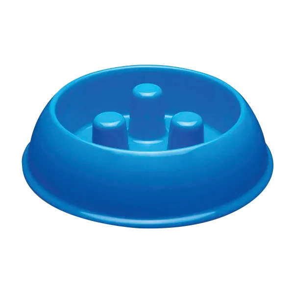 ZX7082 15 Slow Feeder Bowl, M, 40 oz Volume, Plastic, Blue - ProSelect