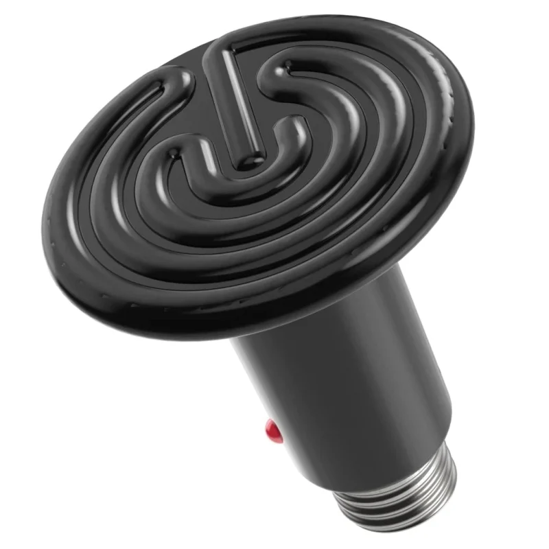 93130700 Heat Lamp, 100 W, Disc Lamp, E26 Medium Lamp Base, 1 Lumens, 13,140 hr Average Life
