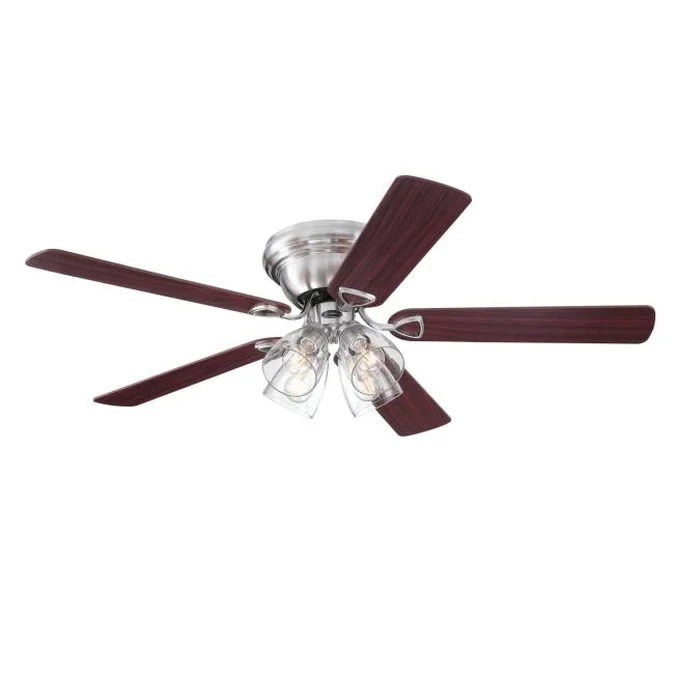 Contempra IV Series 7311400 Indoor Ceiling Fan, Maple/Rosewood Blade, 52 in Sweep, MDF Blade - Westinghouse