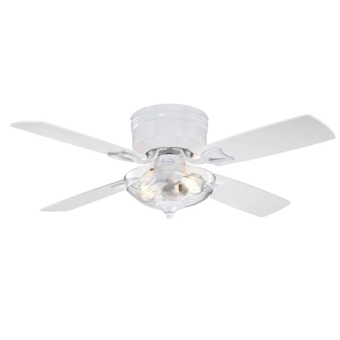 Hadley Series 7311300 Indoor Ceiling Fan, White Housing, Gray Teak/White Blade, 42 in Sweep, MDF Blade - Westinghouse