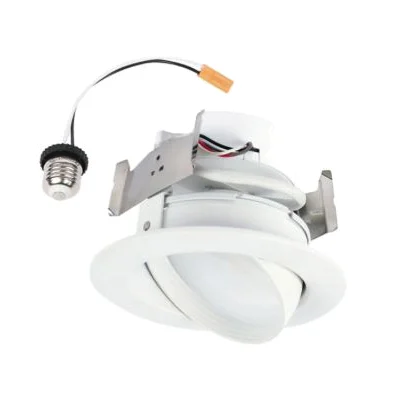 RA4 Series RA4LS9FSD2W1EWH Downlight, 8.8 W, 120 V, LED Lamp, Matte - Halo