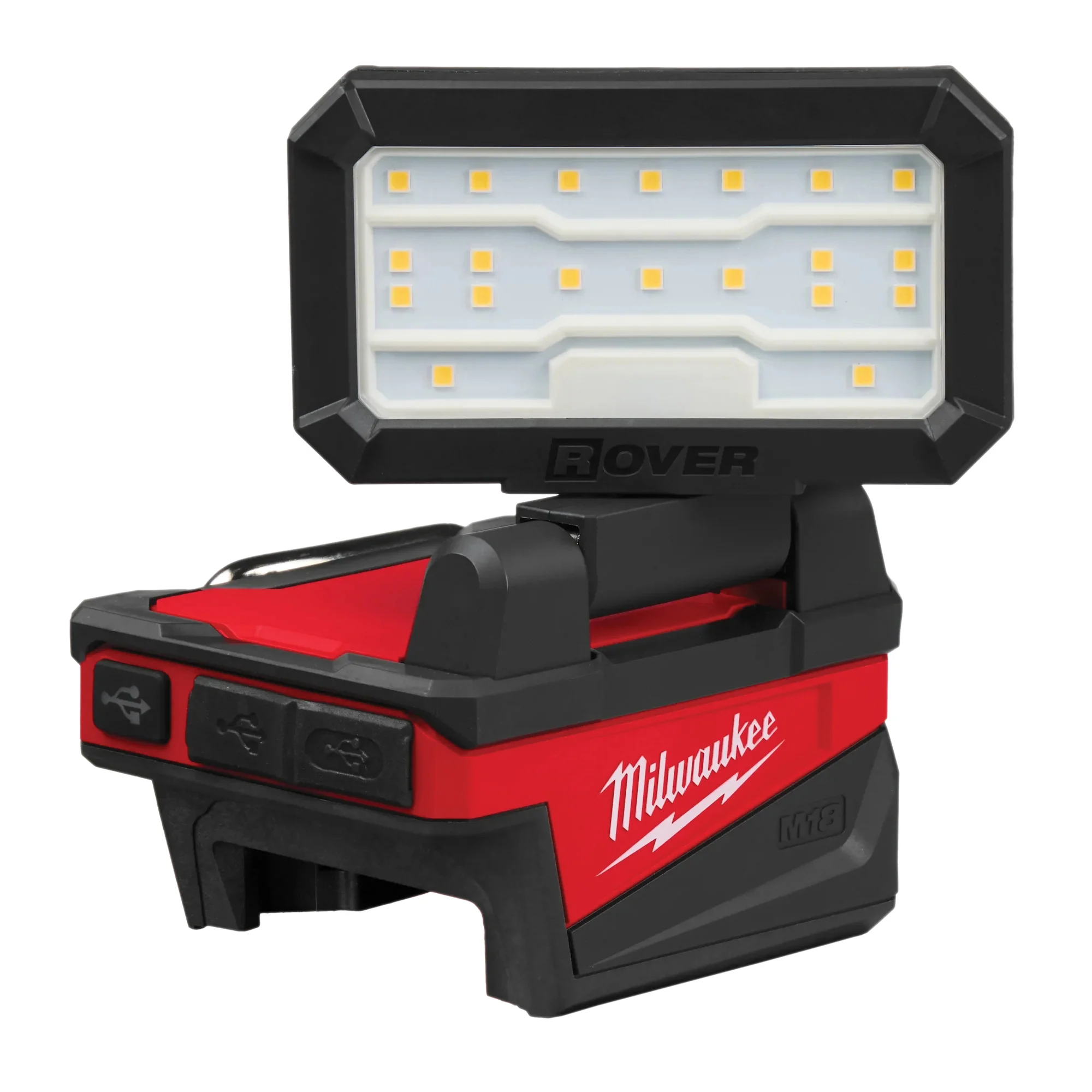 2359-20 M18 Rover Cordless Compact Folding Flood Light, 18 V, 20-Lamp, LED Lamp, 1000 Lumens, TOOL ONLY