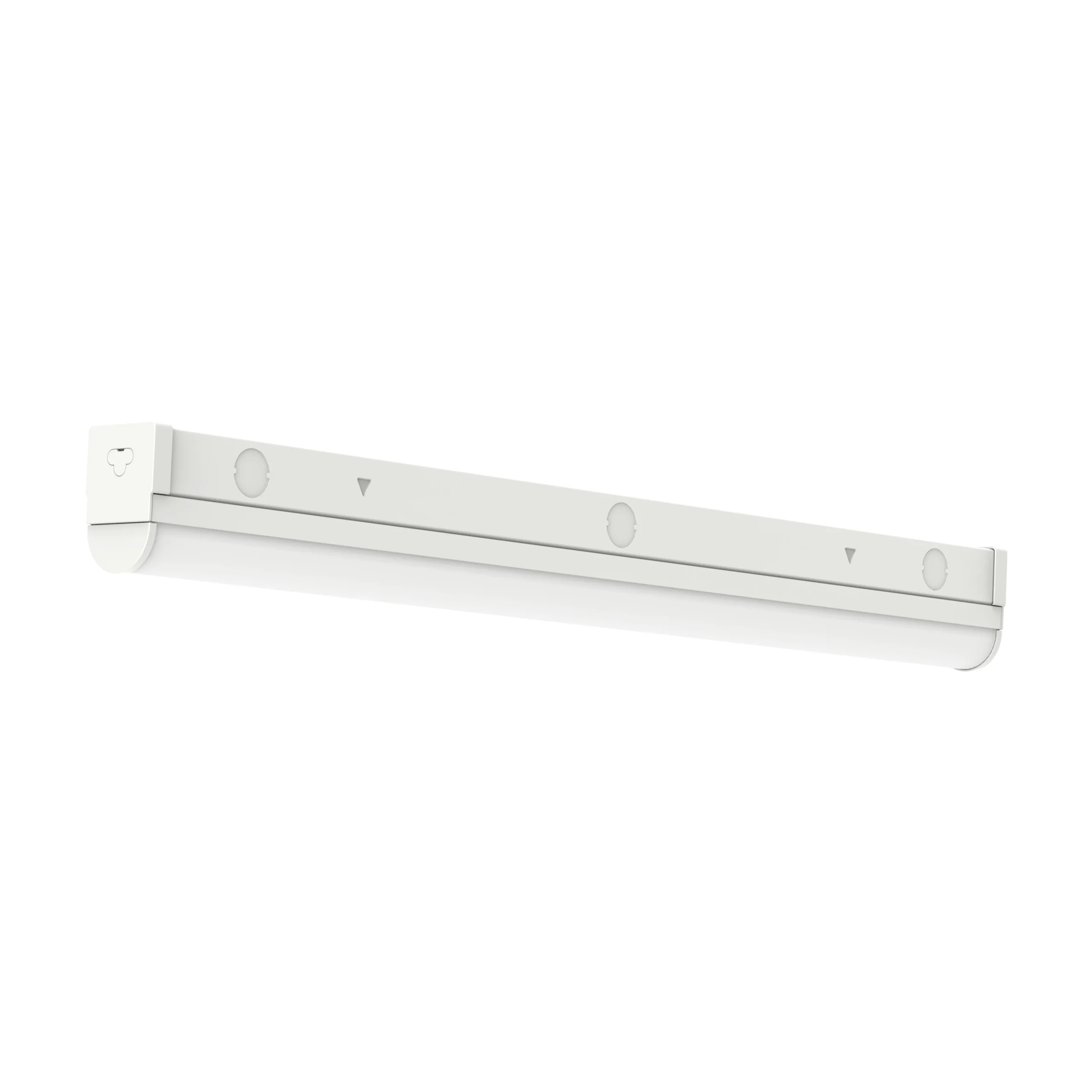 ECO Color Preference ECOST Series ECOST-2FT-1000LM-8-3CP-SV-TD Strip Light, 120 V, 8.5 W, LED Lamp, Soft White/Bright White/Daylight, White Fixture