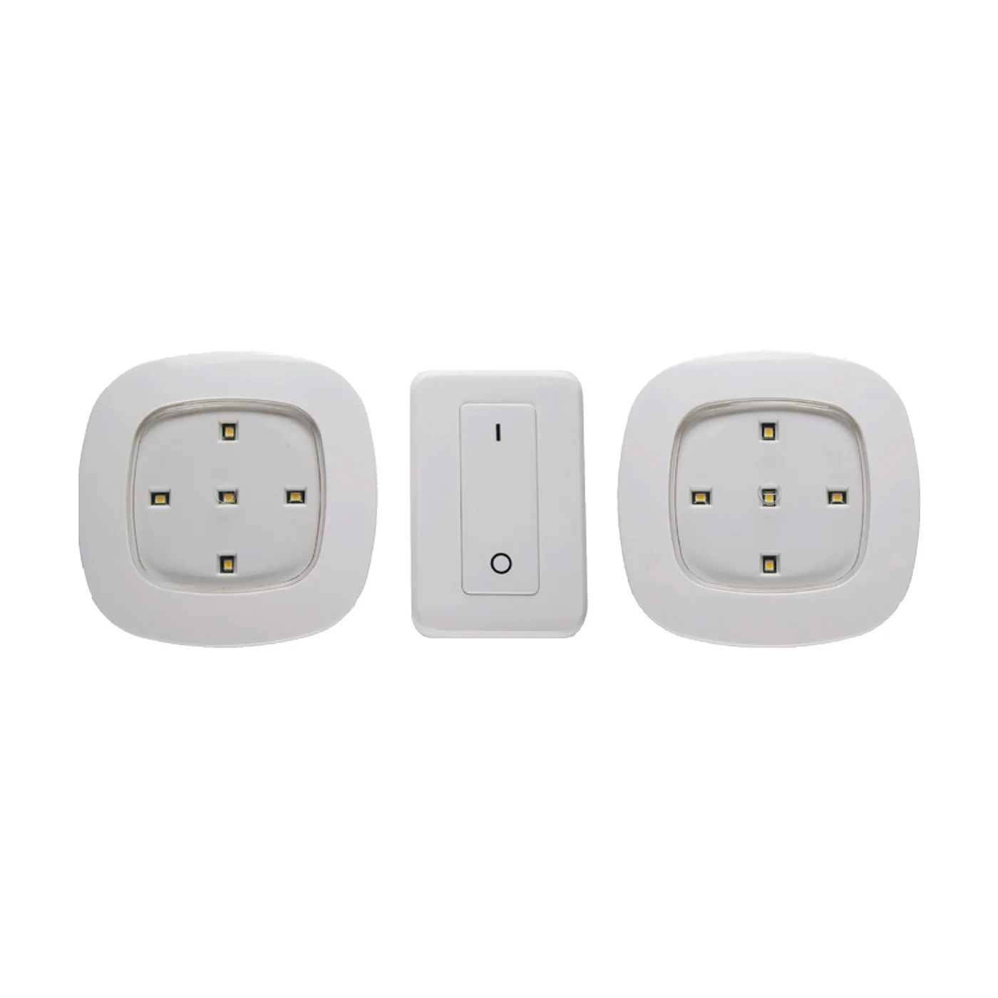 30022-308 Remote Control Lighting System, 120 VAC, AA and AAA Battery, 5-Lamp, LED Lamp, 35, White
