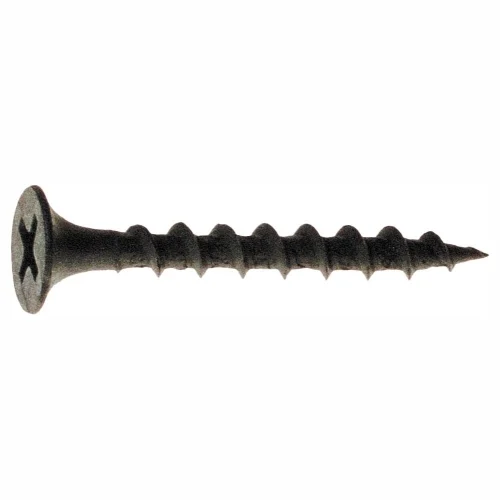 2CDWS5 Screw, #6 Thread, 2 in L, Coarse Thread, Bugle Head, Phillips Drive, Steel, Phosphate, 5 lb - Grip-Rite
