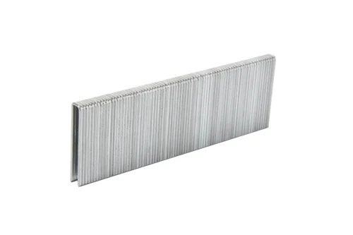 21105S Staple, 1/4 in W Crown, 1-1/4 in L Leg, 18 ga, Steel, Electro-Galvanized