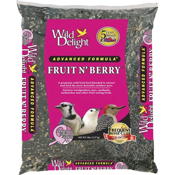 Fruit N' Berries 365200 Dried Cherries Bird Food, 20 lb, Berry, Fruit, Bag - Wild Delight