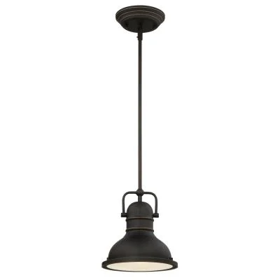 63082A Mini Pendant Light, 120 V, 1-Lamp, LED Lamp, 800 Lumens, 3000 K Color Temp