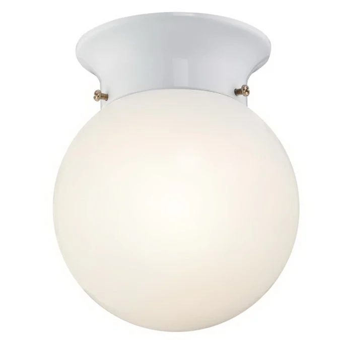 61070 Flush Mount Ceiling Fixture, LED Lamp, 620 Lumens Lumens, 3000 K Color Temp, White Fixture - Westinghouse
